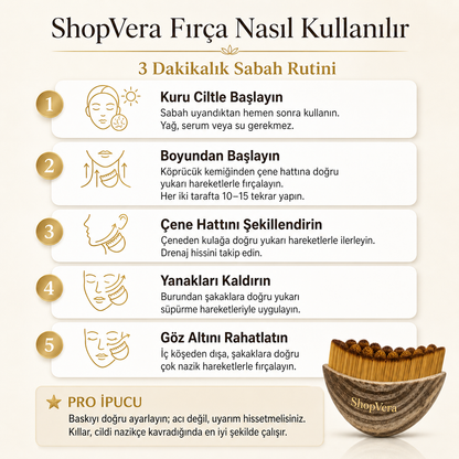 ShopVera Yüz Masaj & Kontür Fırçası
